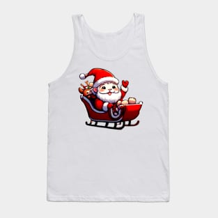 Happy Kawaii Santa Claus 07 Tank Top